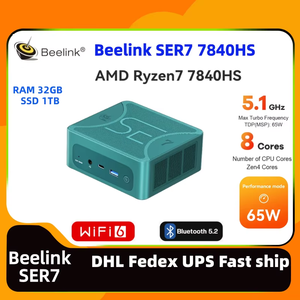 Beelink ser7 Mini PC mini chơi game máy tính với AMD ryzen7 7840hs 32GB DDR5 1TB - Product Image 3