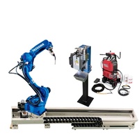 Pemasok stasiun pembersih pistol Robot Yaskawa AR1440 mesin Robot las busur Robot otomatis untuk las Tig Mig