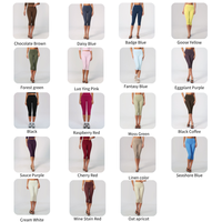 Nouveau Pantalon de sport mi-long pour femme 2026, uni, respirant, doux, moulant, taille haute, sans ligne T, avec logo personnalisé