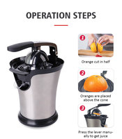 Elektrische Citrus Juicer Blender Voor Fruit En Huishoudens Voor Hotel Outdoor Duurzame Fruitpers