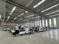 Machine de découpe laser à fibre mini haute qualité pour tuyaux métalliques et tubes carrés 1500W/3000W CNC compatible AI BMP longueur max 6500mm