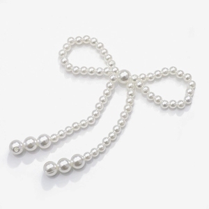 Decorazione Minimalista per Torta in Acrilico con Perle e Cuore, per Matrimoni Romantici, Anniversari, Fidanzamenti, Centrotavola - Product Image 5