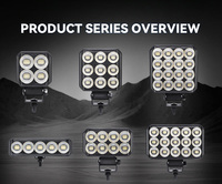 Projecteurs de travail LED 6 pouces en gros, faisceau large, 9-36V, IP69K, pour l'agriculture, les équipements miniers, les tracteurs, les excavatrices, les remorques