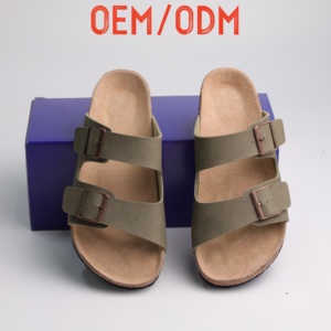 Sandalias de Corcho con Doble Tira al por Mayor, Fabricante de Sandalias Sintéticas Premium, Logotipo Personalizado, MOQ Bajo, <span class=keywords><strong>Zapatos</strong></span> de Playa de Verano para Hombre y <span class=keywords><strong>Mujer</strong></span> 2026 - Product Image 1