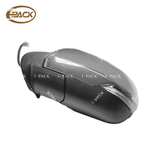 Rétroviseur latéral électrique pliable chromé 7 fils avec lampe pour Mitsubishi L200, rétroviseur de remplacement de sécurité - Product Image 4