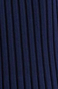 Vestito midi in <span class=keywords><strong>maglia</strong></span> a costine <span class=keywords><strong>blu</strong></span> navy con scollo a V e bottoni, da donna, a maniche lunghe, aderente, modello maglione - Vendita calda - Product Image 3