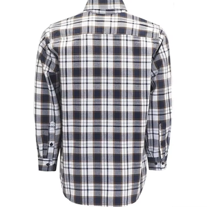 <span class=keywords><strong>Ropa</strong></span> de Trabajo FR <span class=keywords><strong>para</strong></span> Hombre, Camisa de Soldadura Ignífuga de 7.5oz con Botones de Urea FR, Tallas S-5XL, Diseño a Cuadros, Uso Multiindustrial - Product Image 2