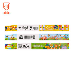 워터 파크 용 직접 인쇄 맞춤형 손목 밴드 열 팔찌 롤 식별 팔찌 열 팔찌 티켓 팔찌 - Product Image 2