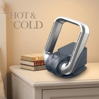 Ventilateur Chauffant Sans Lames Moderne et Sûr avec Filtre HEPA, Refroidissement et Chauffage Personnels Toutes Saisons, Ventilateur Sans Lames 2-en-1