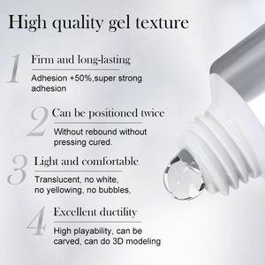 BORN PRETTY 30ml Kristallklarer Super Starker Fester Nagelkleber Private Label Hervorragende Haftung Nagelkleber für Künstliche Nä<span class=keywords><strong>gel</strong></span> - Product Image 3