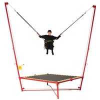 Trampolín Elástico Individual para Niños y Adultos, Equipo de Entretenimiento para Ejercicio y Salto, Actividad de Bungee