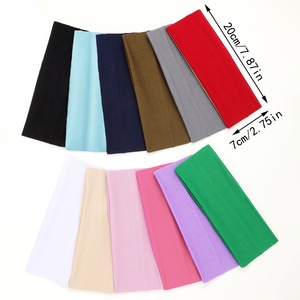 Spor elastik kafa bandı genişletmek 7cm saç bandı spor Yoga egzersiz bandı sıkı koşu kafa bandı moda şapkalar saç aksesuarı - Product Image 4