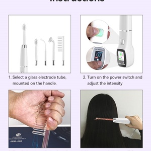 Smart Panel 9 Level D'arsonval New Upgrade High Frequency Facial <b>Machine</b> Most Popular Skin Care Therapy Wand - Product Image 2