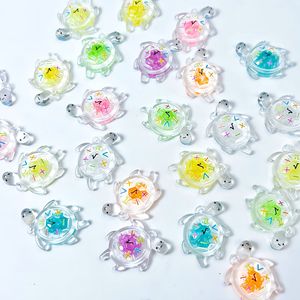 Populaire Mini tortue bricolage crème colle porte-clés coloré téléphone portable chaîne pendentif perles acryliques en vrac accessoires de marque Premium - Product Image 5