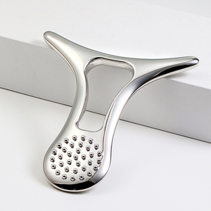 Massaggiatore per la Cura della Pelle Guasha in Lega di Zinco per Viso/Collo/Corpo/Occhi Rimozione Rughe Logo Personalizzato Strumento di Bellezza - Product Image 1