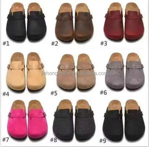 Sabots en daim Birkenstock pour femme, confortables et antidérapants, parfaits pour l'automne et l'hiver - Product Image 5