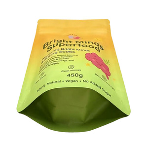 Sacs refermables personnalisés avec fermeture éclair, 450g, pour emballage de sucre, snacks, superaliments en poudre - Product Image 6