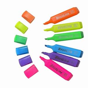 La Fábrica Está Vendiendo Marcadores Planos de Seis Colores, Material Escolar y Bolígrafos de Colores para Dibujo - Product Image 1