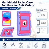 Étui robuste en silicone pour tablette PC avec support pliable pour iPad A16 11e génération, iPad 10e génération 10.9, service OEM ODM personnalisé
