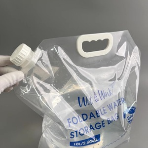 Sac de stockage d'eau pliable personnalisé 5L avec bec verseur, sans BPA, qualité alimentaire, pour le camping en plein air et les situations d'urgence - Product Image 3