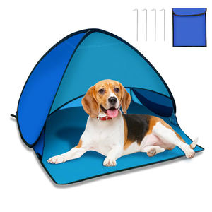 Großhandel 1 Person Polyester Uv50 Beach Shade Zelt Sofortige Kopf bedeckung Custom ized Logo Pet Small Pop Up Zelt - Product Image 4