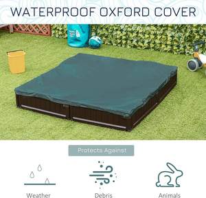 <span class=keywords><strong>Bac</strong></span> <span class=keywords><strong>à</strong></span> <span class=keywords><strong>sable</strong></span> en plastique HDPE pour enfants dans le jardin avec Base et couvercle, offre spéciale <span class=keywords><strong>Amazon</strong></span> - Product Image 5