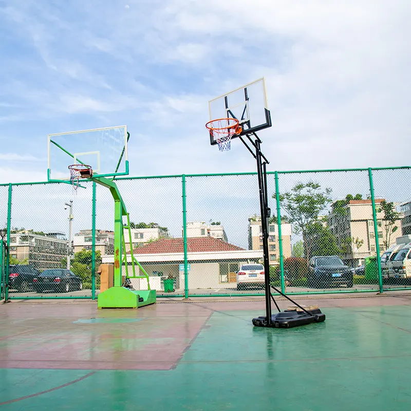 מכירה לוהטת מתכוונן נייד כדורסל Stand כדורסל חיצוני חישוקי מקורה מקצועי
