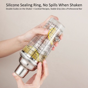 Ensemble de shaker à cocktails en acier inoxydable, équipement essentiel pour bar à domicile, outils de <span class=keywords><strong>barman</strong></span> professionnels, kit de <span class=keywords><strong>barman</strong></span> durable - Product Image 4