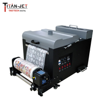Nouvelle imprimante DTF rouleau-à-roule entièrement automatique avec secoueur de poudre et imprimante à feuille A2, fabrication OEM ODM, tête d'impression OEM ODM