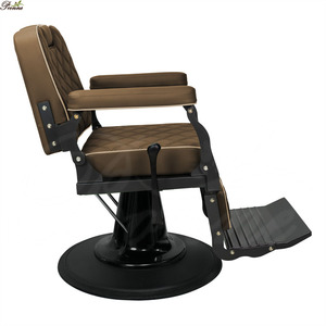 Fauteuil <span class=keywords><strong>de</strong></span> <span class=keywords><strong>barbier</strong></span> hydraulique professionnel classique robuste <span class=keywords><strong>de</strong></span> seconde main pour salon <span class=keywords><strong>de</strong></span> coiffure - Product Image 2