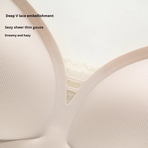 MB-SBD2531 Intimo Estivo da Donna <span class=keywords><strong>in</strong></span> Nylon Senza Cuciture, Lingerie Traspirante con Spalline Regolabili e Reggiseno Ultra Sottile <span class=keywords><strong>in</strong></span> <span class=keywords><strong>Pizzo</strong></span> - Product Image 5