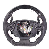 Volant sport de luxe en cuir et fibre de carbone à 12 lumières LED pour Chevrolet Camaro M4 A4 M6