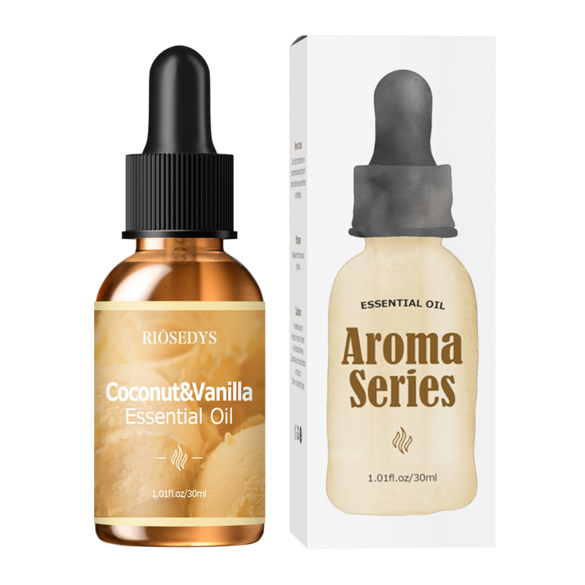 R label coconut + vanilla essential oil