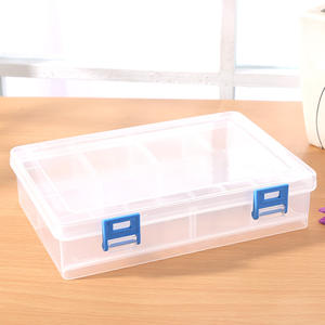 BESTLINE PP étui à outils d'écriture en plastique pour crayons stylos à pinceaux marqueurs stylos à aquarelle-boîte de fournitures d'art - Product Image 2