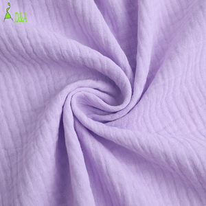 Breathable Dyed 100% Cotton Double Gauze Crinkle Cotton Fabric for Pajamas - Product Image 2