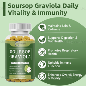 Cápsulas blandas de Graviola de Guanábana de etiqueta privada OEM, suplementos para función inmune, sistema respiratorio, soporte de digestión para adultos - Product Image 3