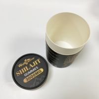Boîte ronde en papier kraft cylindrique bon marché OEM personnalisée avec impression couleur en gros pour parfum, chocolat, rouge à lèvres, sel de mer, shilajit