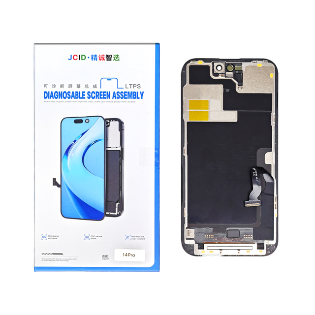 JCID Diagnosable FHD LCD Display Assembly LTPS Incell for iPhone 13 Pro 13 Promax 14 Pro 14 Promax No Unknown Part Message