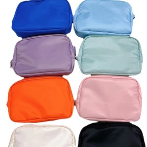 New Sports Waist Pack Solid Color Phone Certificate Cosmetics Fanny Pack Portable Travel <b>Bum</b> Mini Belt <b>Bag</b> - Product Image 1