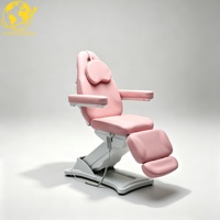 Table de massage électrique moderne à 3 moteurs, lit esthétique pour soins du visage, mobilier de salon de beauté, salle de sport, salon, hôtel, utilisation en extérieur, métal
