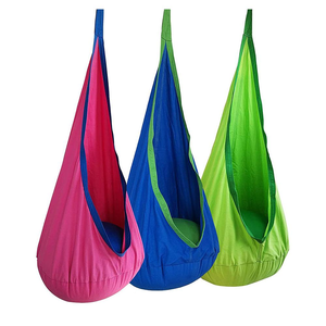 Silla Colgante Tipo <span class=keywords><strong>Hamaca</strong></span> Sensorial para Niños con Almohada Inflable y Bolsillo Lateral para Uso <span class=keywords><strong>en</strong></span> Interiores y Exteriores - Product Image 1