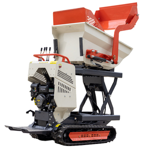 Mini-dumper 500 kg 970 mm, mini-dumper sur chenilles, rotation de 90°, peut être levé - Product Image 3