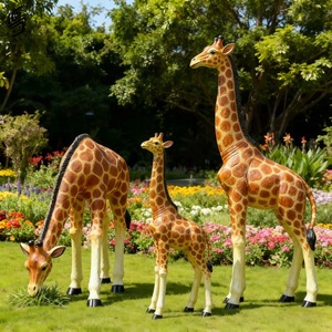 Scultura di Giraffa in Resina Realistica, Bestseller per Decorazione di <span class=keywords><strong>Zoo</strong></span> e Parchi - Product Image 5