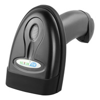 Escáner de Código de Barras 2D NETUM Compatible con Conexión Inalámbrica 2.4G, Bluetooth y Cable USB, Lector de Códigos de Barras 1228BL