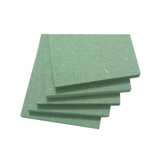 Hysen Waterproof MDF Board Hysen Plywood Manufacturer HMR Green Color E1 Wood Fiber Apartment FIRST-CLASS HS-MDF-R0005