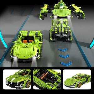 Juguete de construcción de bloques ducational para niños, juguete de construcción de bloques de <span class=keywords><strong>robor</strong></span>, juguete de construcción gigante antiguo - Product Image 4