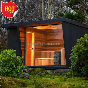 Душевая кабина сауна, Atwivi. Для четырех человек. Традиционная на открытом воздухе комната сауны. Деревянный садовый дом. - Product Image 4