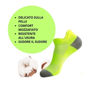 Calzini sportivi unisex traspiranti, leggeri, antiscivolo, anti-bolli, con supporto per l'arco plantare, 3 paia - Product Image 2