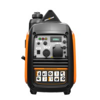Hwsdan 2000W Mini Silent Power Inverter Generator Leiser elektrischer Remote-Wechselstrom ausgang 220V 110V Nennleistung 60Hz für den Heimgebrauch für Camping
