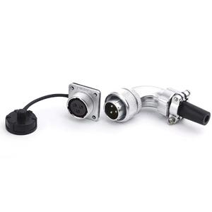 威普WS20系列TS + Z航空圆形连接器直角母插座，带2/3/4/5/6/6B/7/8/9/12/15针公插头 - Product Image 3